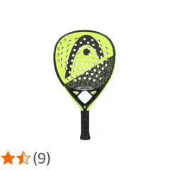 Racchetta da padel HEAD Graphene 360 Alpha, con design audace giallo fluo e nero, pronta per dominare il campo.