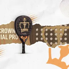 Racchetta da padel Black Crown Special Pro, un vero "black viper" per colpi precisi e potenti.
